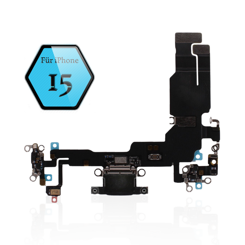 iPhone 15 Ladebuchse Schwarz