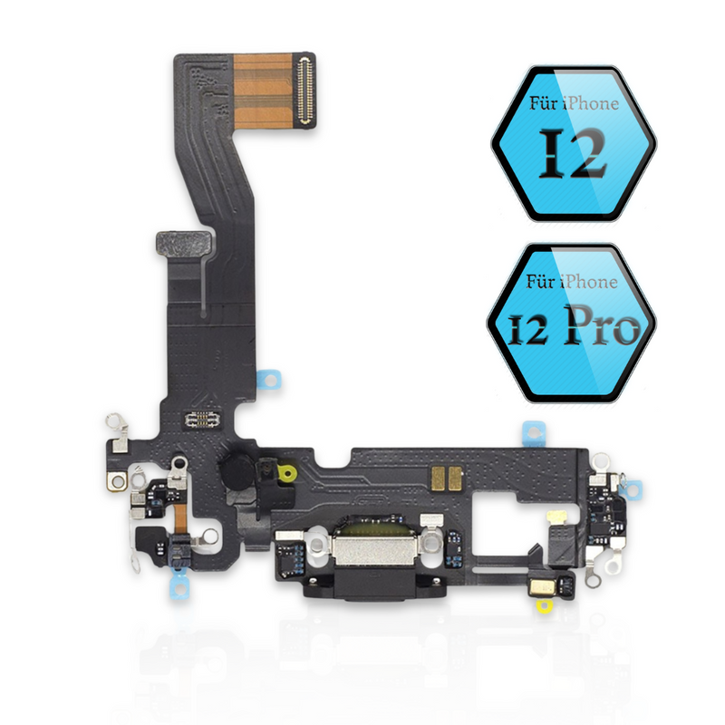 iPhone 12/12 Pro Ladebuchse Schwarz