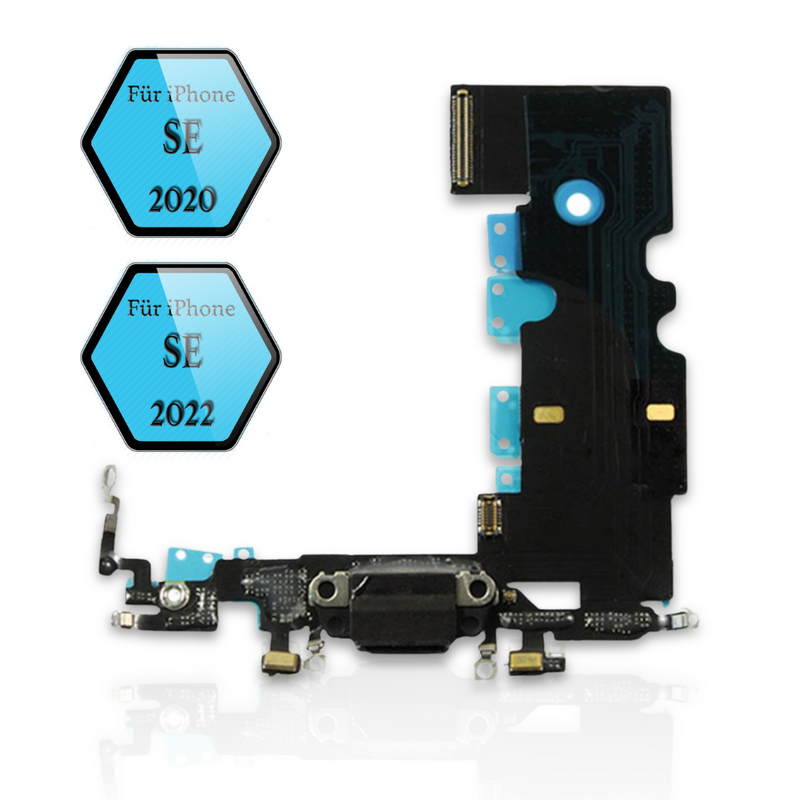 iPhone SE 2020 SE 2022 Ladebuchse Schwarz