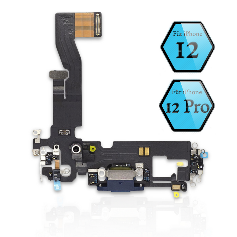 iPhone 12/12 Pro Ladebuchse Blau